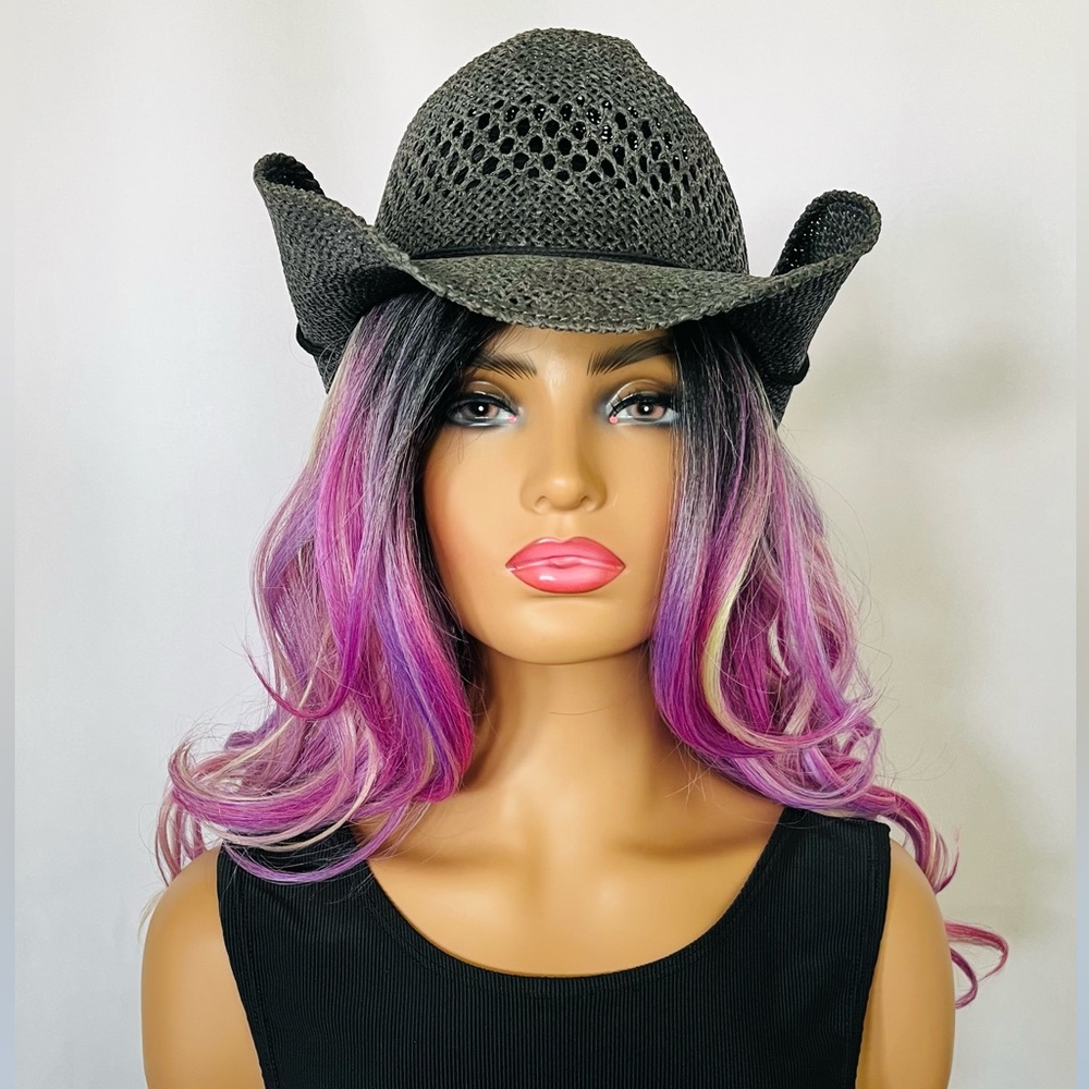 Gorgeous 24” Berry Crumble Color Lace Front Wig for Daily Wear/Events